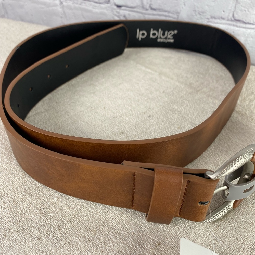 NWT LP Blue Size large brown belt
